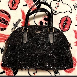 Kate Spade Black Sparkle Mini